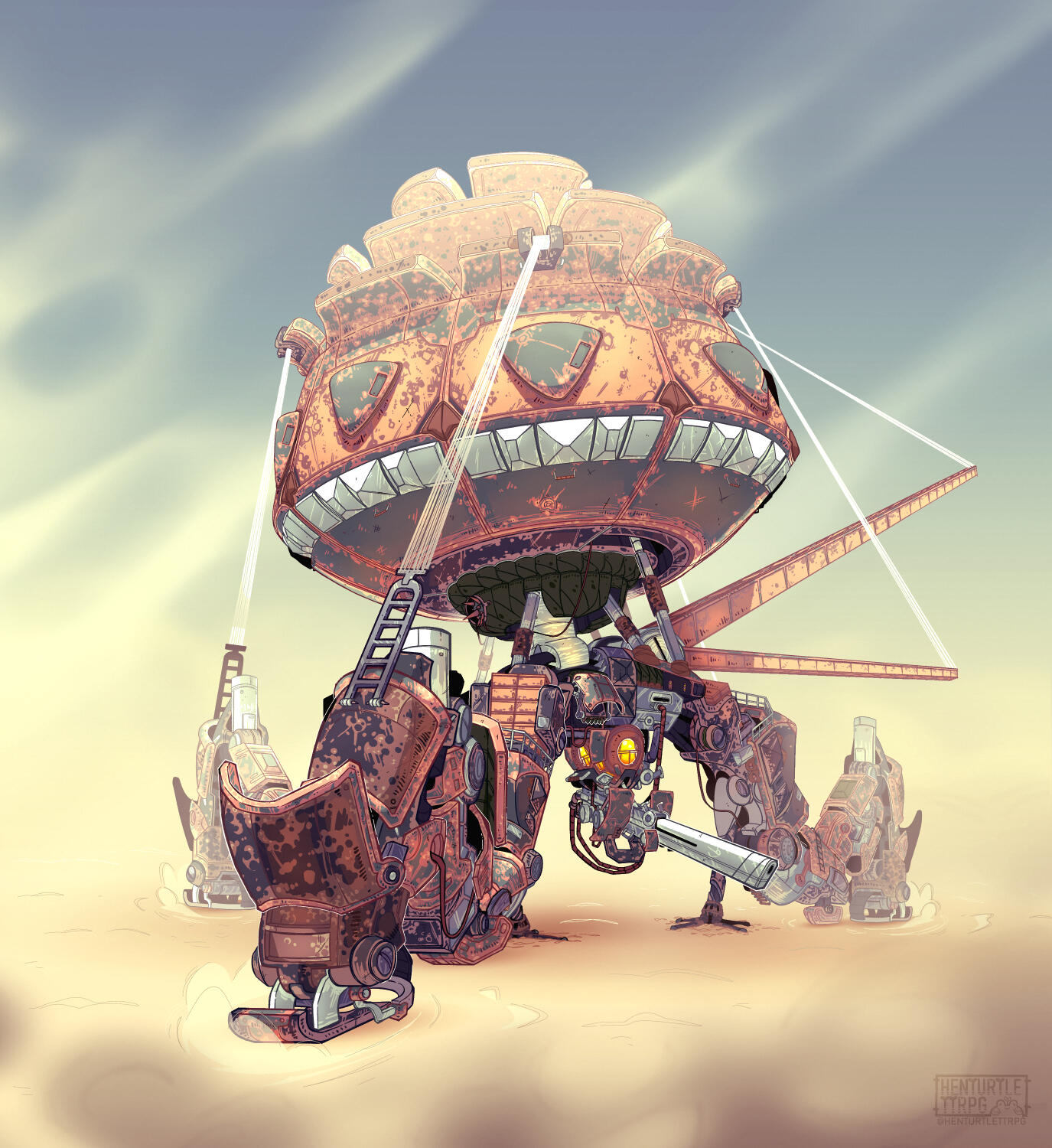 Custom HA Barbarossa Frame from the LANCER TTRPG