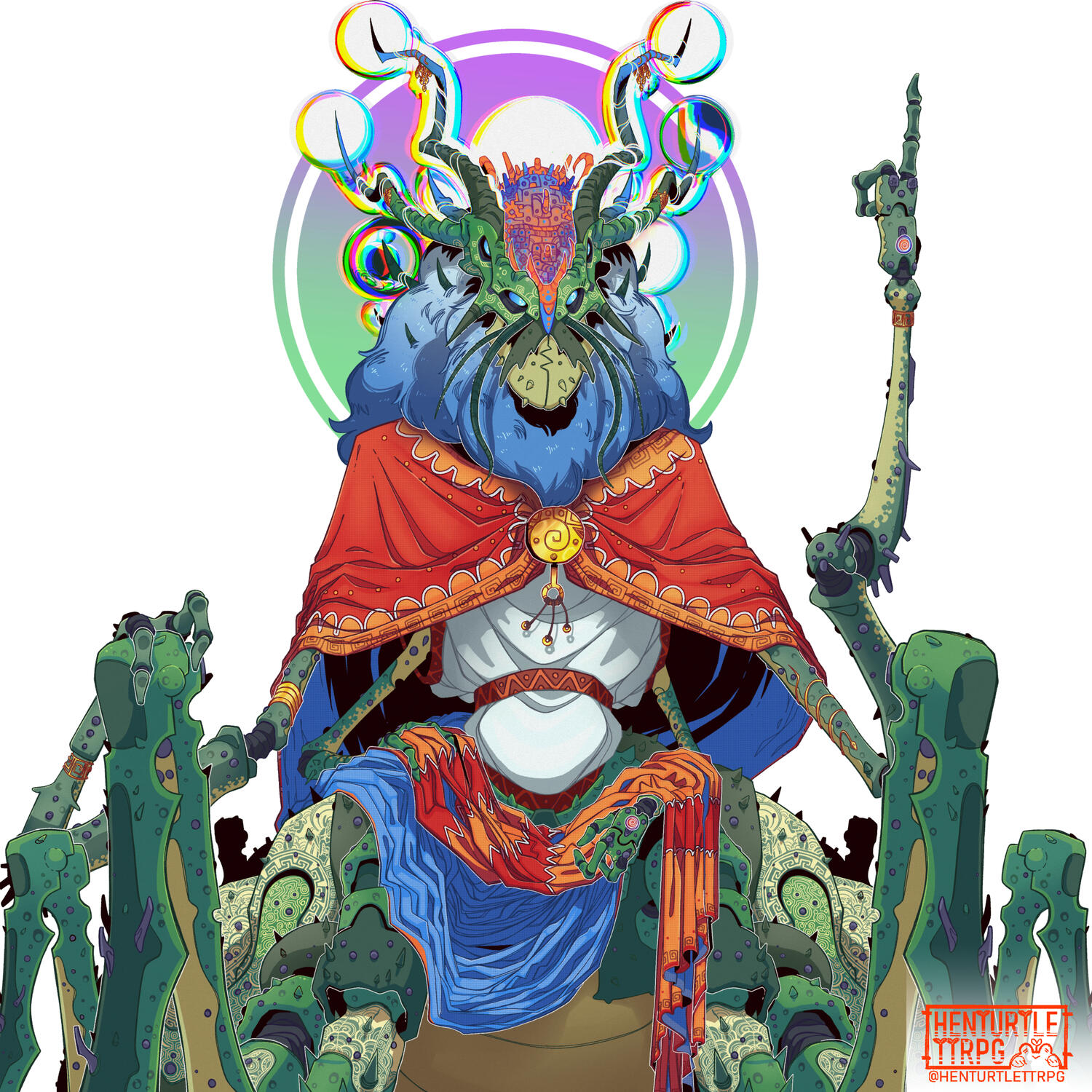 'Demophon' the Overmind Egregorian for the 'Pass the Torch' Third Party LANCER TTRPG Supplement