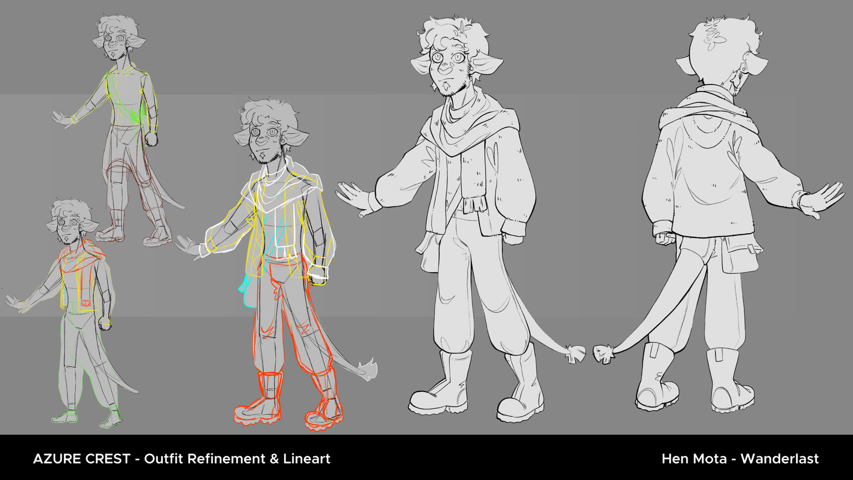 FINAL EXPLORATION, LINEART AND TURN AROUND